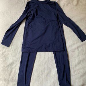Navy Blue Women's Thermal Set - ThermaJane, Medium.